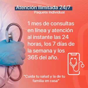 Atención Ilimitada 24/7 Paquete Individual
